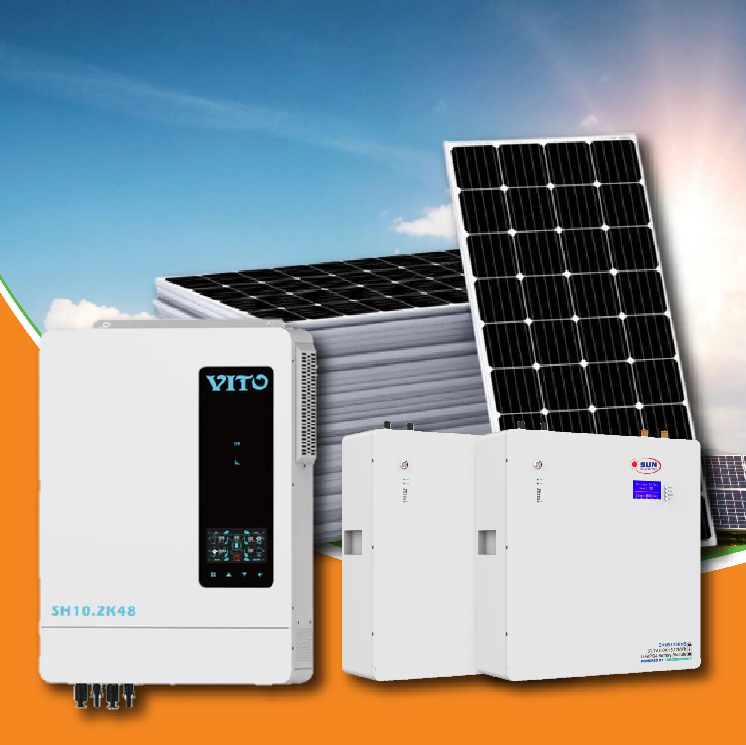 10kW Solar System with Conder Energy Inverter